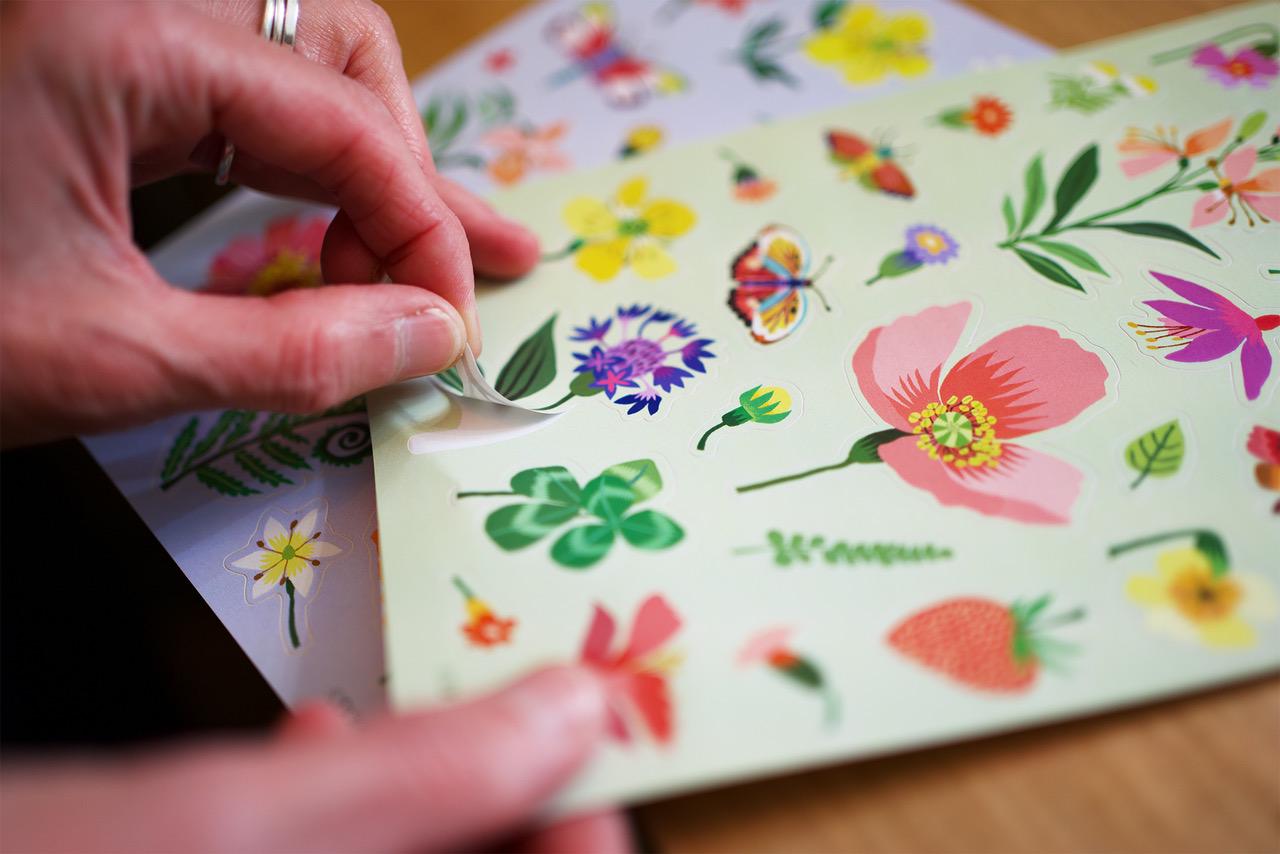 Sticker sheets pack - garden design