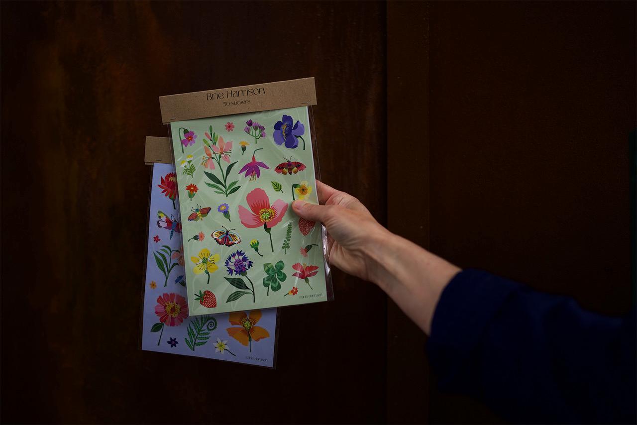 Sticker sheets pack - garden design