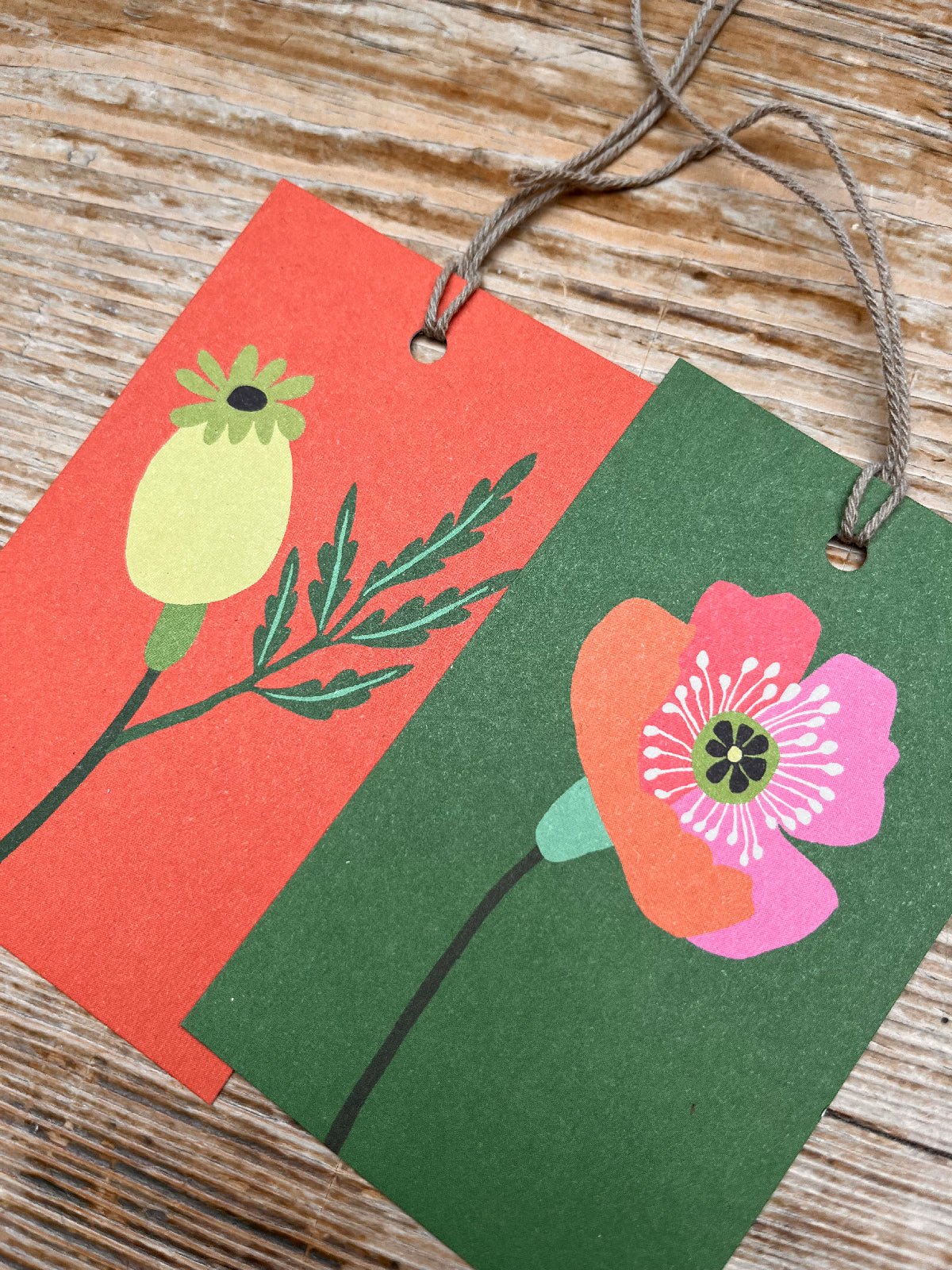 Poppies Gift Tags Pack