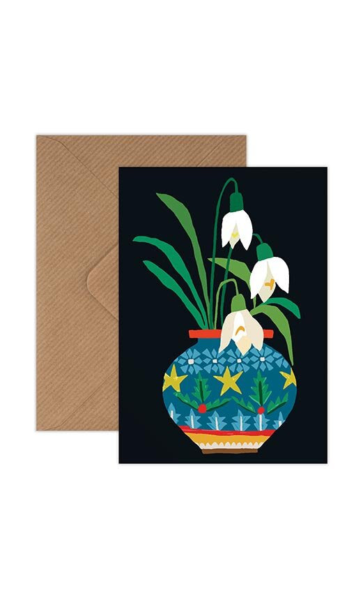 Christmas Mini Card Pack - Bundle of 6 Candle & Snowdrops