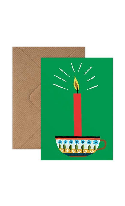Christmas Mini Card Pack - Bundle of 6 Candle & Snowdrops