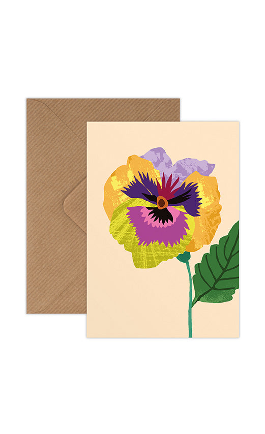 Pansy Mini Card Pack of 8