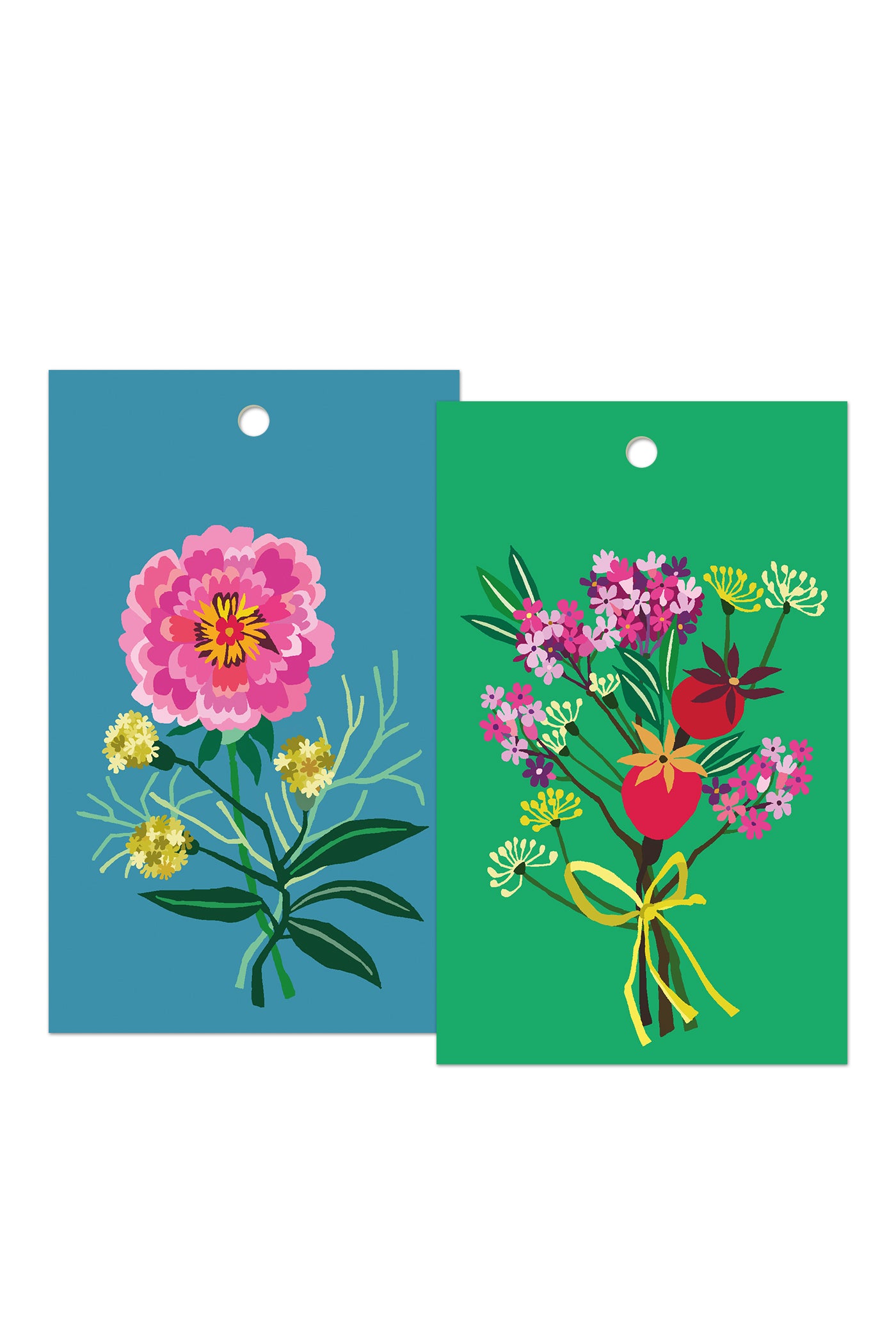 Fleurs Gift Tags Pack - single
