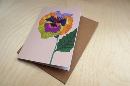 Pansy Mini Card Pack of 8